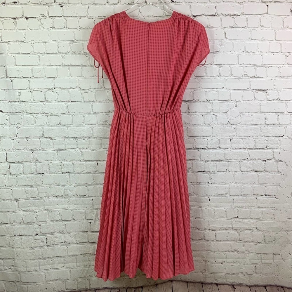 GAL Meets Glam Dried Rose Angelica Pleated Dress Size 0 - Picture 2 of 9